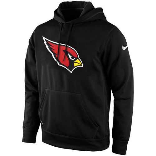 Men's Arizona Cardinals Nike Black KO Logo Essential Hoodie - Click Image to Close
